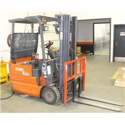 HELI FE30S ELECTRIC FORKLIFT WITH CHARGING STATION