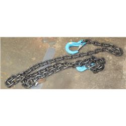 1/2" X 12FT CHAIN WITH 2 HOOKS