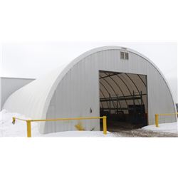 38FT X 80 FT QUONSET WITH 14FT X 12FT POWER