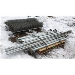 2 PALLETS OF 6FT CHAINLINK FENCE WITH POSTS AND