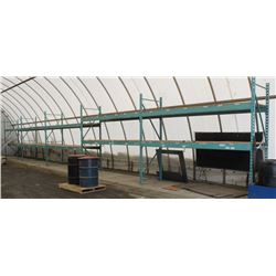 5 SECTIONS OF 2 TIER PALLET RACKING