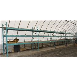 5 SECTIONS OF 2 TIER PALLET RACKING