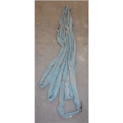 THREE 20FT POLYESTER ROUND SLINGS