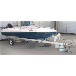 COBRA 11K11394 BOAT WITH MERCURY 85HP OUTBOARD
