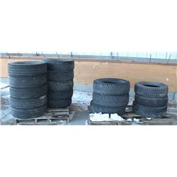 14 ASSORTED TRUCK TIRES