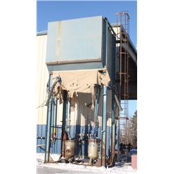 30 TON SAND SILO WITH CONNECTIONS FOR 4 BLAST