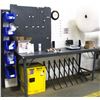 Image 1 : METAL WORK TABLE WITH CONTENTS 96" X 31" X 40"