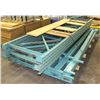 Image 1 : 3 SECTIONS OF PALLET RACKING WITH PLYWOOD SHELVES