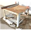 Image 1 : STEEL WORKBENCH WITH VISE 51" X 49" X 33"