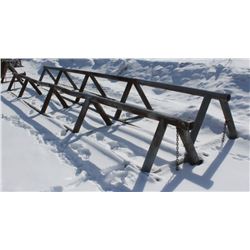 LOT OF 2 - 29FT STEEL STANDS