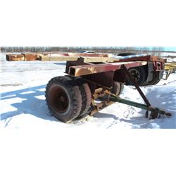 SINGLE AXLE DOLLY WITH DROP PIN STYLE HITCH
