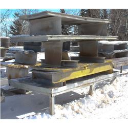 LOT OF 4 ASSORTED PAINTING/BLASTING TABLES