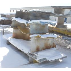 LOT OF 4 ASSORTED PAINTING/BLASTING TABLES