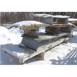 LOT OF 4 ASSORTED PAINTING/BLASTING TABLES