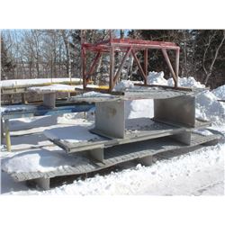 LOT OF 4 ASSORTED PAINTING/BLASTING TABLES