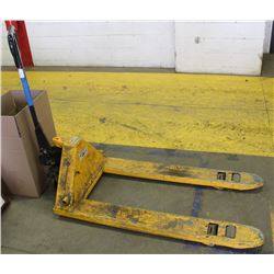 YELLOW FULL SIZE PALLET JACK 28" WIDE