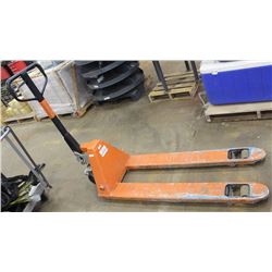 ORANGE FULL SIZE PALLET JACK 21" WIDE