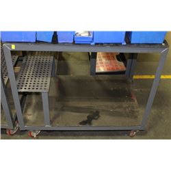 METAL ROLLING CART 36" X 24" X 35"