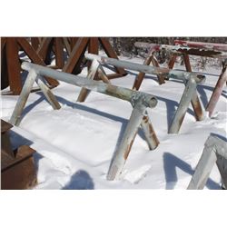 LOT OF TWO 8FT STEEL STANDS