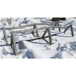 LOT OF TWO 10FT STEEL STANDS