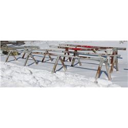 LOT OF 4 STEEL STANDS