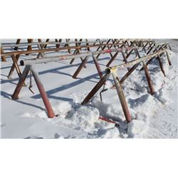 LOT OF TWO 30FT STEEL STANDS