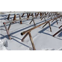 LOT OF TWO 30FT STEEL STANDS