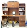 Image 1 : LARGE OFFICE DESK WITH HUTCH