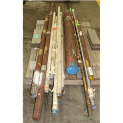 PALLET OF ASSORTED STEEL BAR STOCK