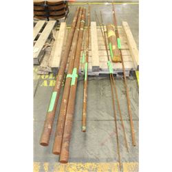 PALLET OF ASSORTED STEEL BAR STOCK
