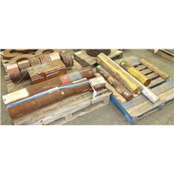 2 PALLETS OF  STEEL ROUNDS & CUBES