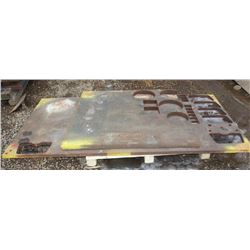 PALLET OF ASSORTED STEEL SHEET STOCK