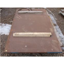 PALLET OF ASSORTED STEEL SHEET STOCK