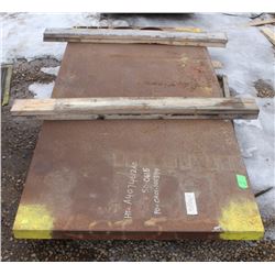 PALLET OF ASSORTED STEEL SHEET STOCK