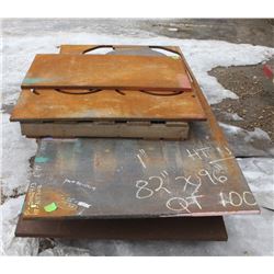 PALLET OF ASSORTED STEEL SHEET STOCK