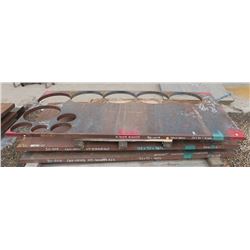 PALLET OF ASSORTED STEEL SHEET STOCK