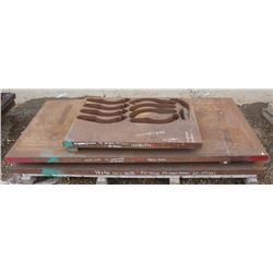 PALLET OF ASSORTED STEEL SHEET STOCK