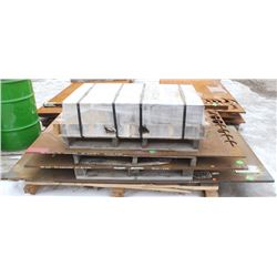 PALLET OF ASSORTED STEEL SHEET STOCK