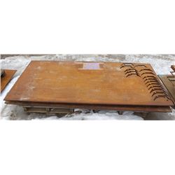 PALLET OF ASSORTED STEEL SHEET STOCK