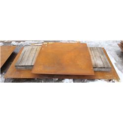 PALLET OF ASSORTED STEEL SHEET STOCK