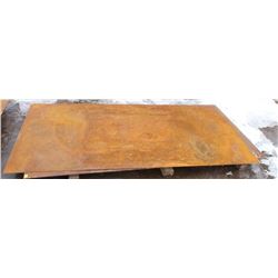 PALLET OF ASSORTED STEEL SHEET STOCK