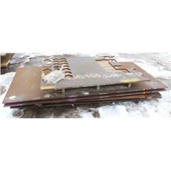PALLET OF ASSORTED STEEL SHEET STOCK