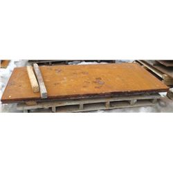 PALLET OF ASSORTED STEEL SHEET STOCK