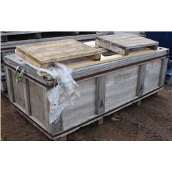 LARGE WOOD PALLET CRATE 96 X 48 X 36
