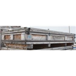 SHALLOW WOOD PALLET CRATE 96 X 48 X 19