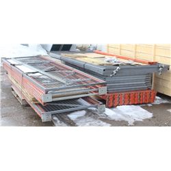 3 SECTIONS OF  PALLET RACKING 12FT X 9FT X 42IN