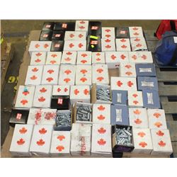 SKID OF ANCHORS INCL LILY, GRIPRITE, CANADA ANCHOR