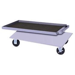 GREY MOBILE BIN BASE, 35 X 25