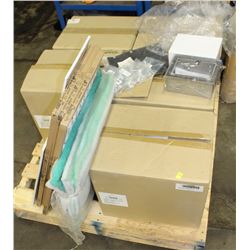 PALLET OF THERMOSTAT GUARDS & VARIOUS FILTERS