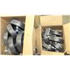 Image 1 : 3 BOXES OF 8" CASTORS, TOTAL OF 16 CASTORS